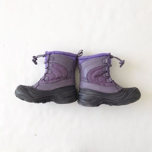 The North Face purple alpenglow winter boots VGUC size 13 - Picture 2 of 9